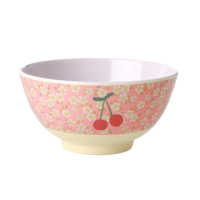 Small Flower & Cherry Print Melamine Bowl By Rice DK